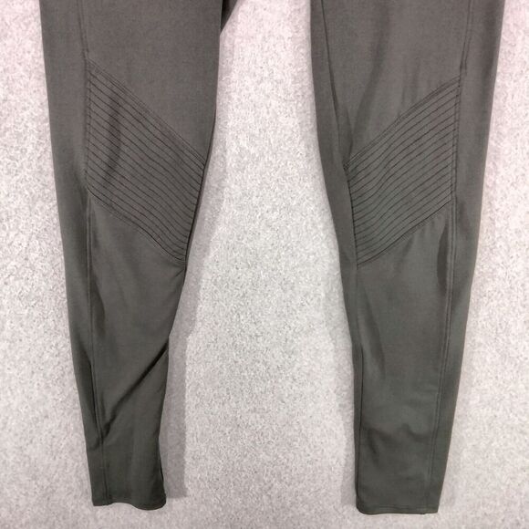 Spanx Red Hot Label Assets Leggings Womens Size M Black High Rise Moto Stretch - Picture 3 of 12